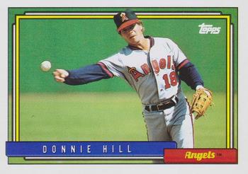 1992 Topps #731 Donnie Hill Front