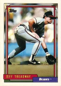 1992 Topps #99 Jeff Treadway Front