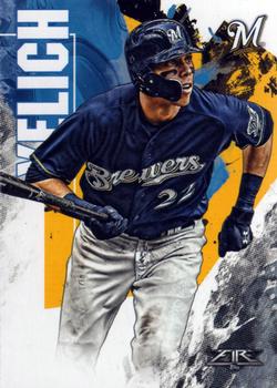 2019 Topps Fire #18 Christian Yelich Front