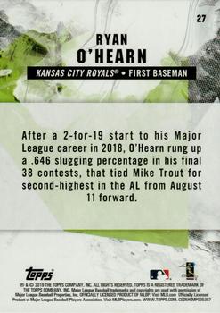 2019 Topps Fire #27 Ryan O'Hearn Back