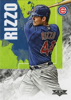 2019 Topps Fire #32 Anthony Rizzo Front