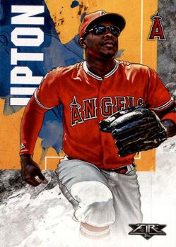 2019 Topps Fire #34 Justin Upton Front