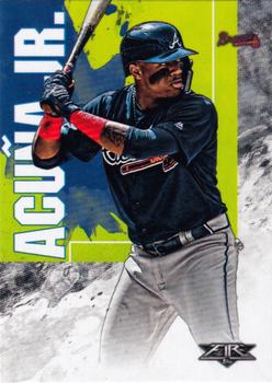 2019 Topps Fire #37 Ronald Acuña Jr. Front