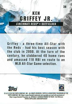 2019 Topps Fire #38 Ken Griffey Jr. Back