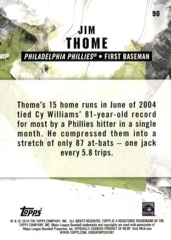 2019 Topps Fire #90 Jim Thome Back