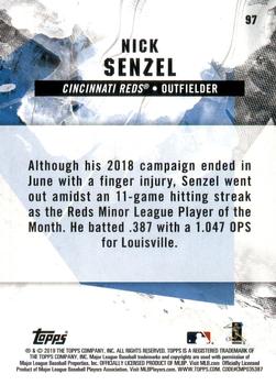2019 Topps Fire #97 Nick Senzel Back