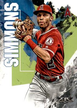 2019 Topps Fire #98 Andrelton Simmons Front