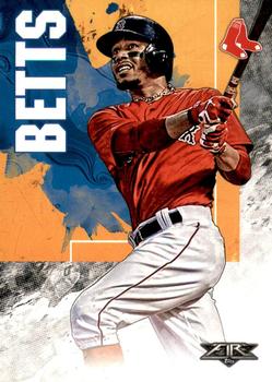 2019 Topps Fire #186 Mookie Betts Front
