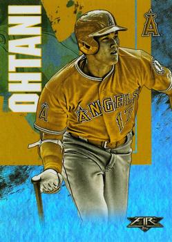 2019 Topps Fire - Gold Minted #1 Shohei Ohtani Front