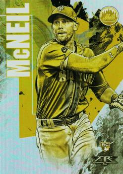 2019 Topps Fire - Gold Minted #21 Jeff McNeil Front