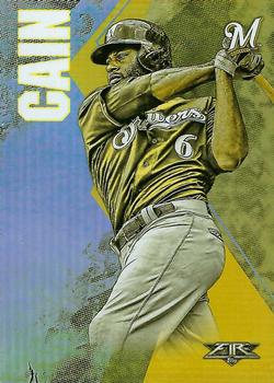 2019 Topps Fire - Gold Minted #30 Lorenzo Cain Front