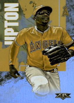 2019 Topps Fire - Gold Minted #34 Justin Upton Front