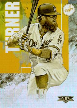 2019 Topps Fire - Gold Minted #39 Justin Turner Front
