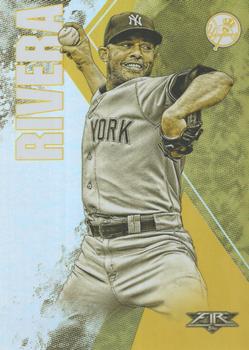 2019 Topps Fire - Gold Minted #41 Mariano Rivera Front