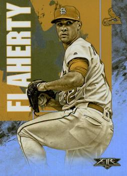 2019 Topps Fire - Gold Minted #46 Jack Flaherty Front