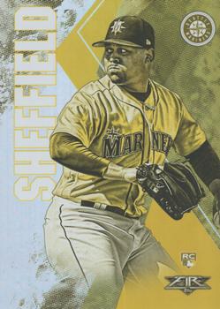 2019 Topps Fire - Gold Minted #50 Justus Sheffield Front