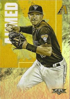 2019 Topps Fire - Gold Minted #54 Nick Ahmed Front