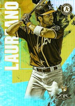 2019 Topps Fire - Gold Minted #55 Ramon Laureano Front