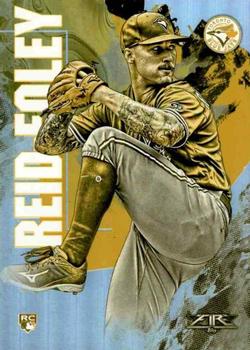 2019 Topps Fire - Gold Minted #73 Sean Reid-Foley Front