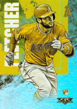 2019 Topps Fire - Gold Minted #87 David Fletcher Front