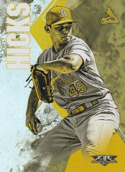 2019 Topps Fire - Gold Minted #99 Jordan Hicks Front