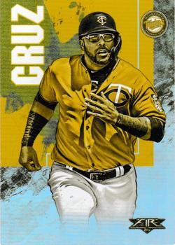 2019 Topps Fire - Gold Minted #104 Nelson Cruz Front