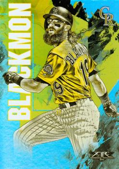 2019 Topps Fire - Gold Minted #106 Charlie Blackmon Front