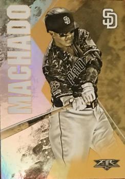 2019 Topps Fire - Gold Minted #107 Manny Machado Front