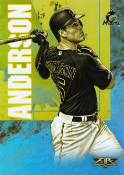 2019 Topps Fire - Gold Minted #108 Brian Anderson Front