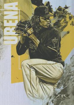 2019 Topps Fire - Gold Minted #112 Jose Urena Front