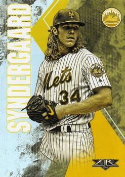 2019 Topps Fire - Gold Minted #114 Noah Syndergaard Front