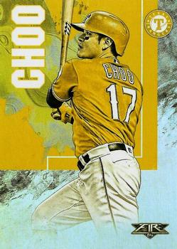 2019 Topps Fire - Gold Minted #116 Shin-Soo Choo Front