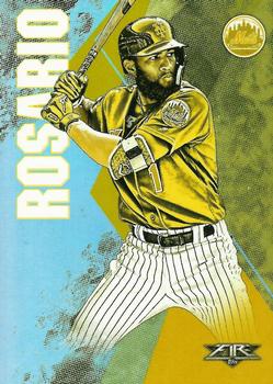 2019 Topps Fire - Gold Minted #134 Amed Rosario Front
