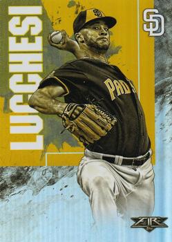 2019 Topps Fire - Gold Minted #136 Joey Lucchesi Front