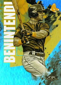 2019 Topps Fire - Gold Minted #144 Andrew Benintendi Front