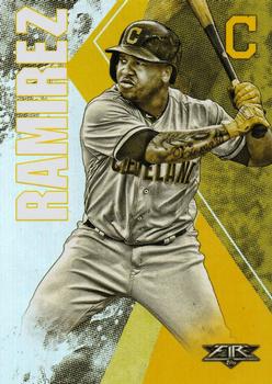 2019 Topps Fire - Gold Minted #147 Jose Ramirez Front