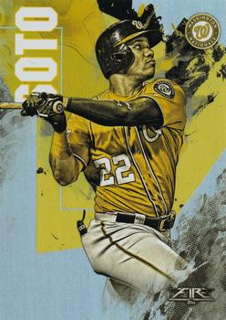2019 Topps Fire - Gold Minted #150 Juan Soto Front