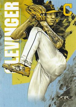 2019 Topps Fire - Gold Minted #159 Mike Clevinger Front