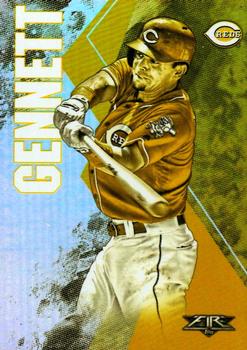 2019 Topps Fire - Gold Minted #162 Scooter Gennett Front