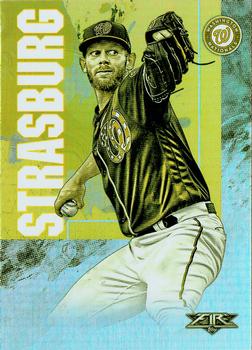 2019 Topps Fire - Gold Minted #182 Stephen Strasburg Front