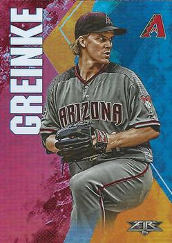 2019 Topps Fire - Flame #6 Zack Greinke Front