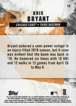 2019 Topps Fire - Flame #13 Kris Bryant Back