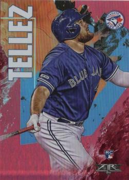 2019 Topps Fire - Flame #15 Rowdy Tellez Front