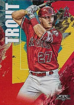 2019 Topps Fire - Flame #19 Mike Trout Front