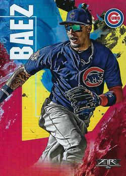 2019 Topps Fire - Flame #29 Javier Baez Front
