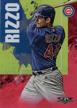 2019 Topps Fire - Flame #32 Anthony Rizzo Front