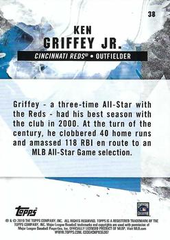 2019 Topps Fire - Flame #38 Ken Griffey Jr. Back