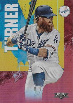 2019 Topps Fire - Flame #39 Justin Turner Front