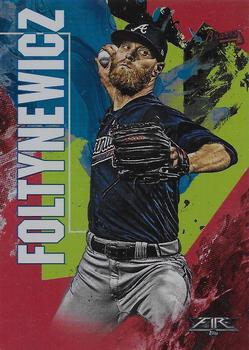 2019 Topps Fire - Flame #45 Mike Foltynewicz Front