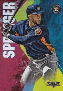 2019 Topps Fire - Flame #69 George Springer Front